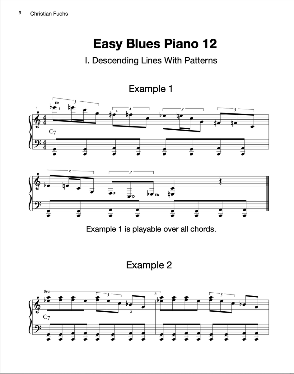 Easy Blues Piano Course Vol III Youtube Parts 11 12 13 Christian s easy-blues-piano-course-vol-iii-youtube-parts-11-12-13-christian-s