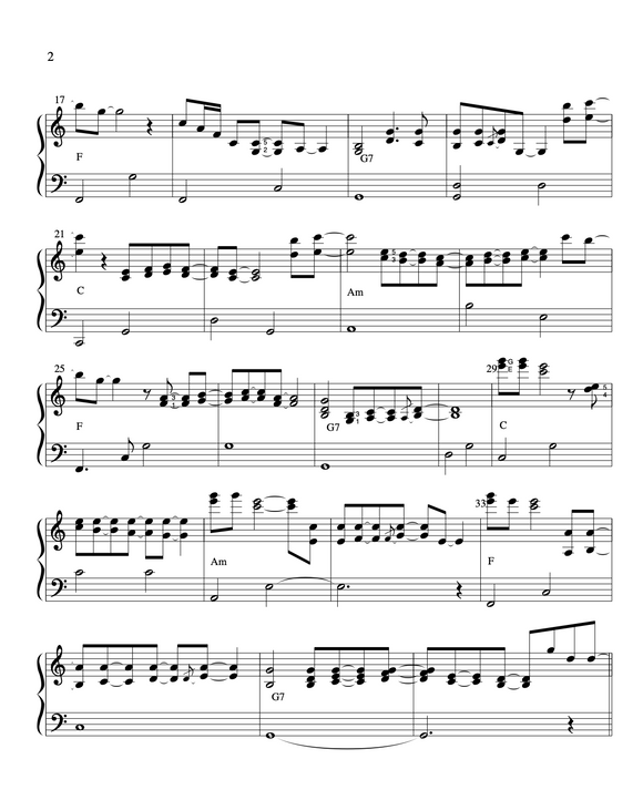 Piano Fills, typical pop styles (identical with song 