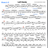 OFFER! Blues piano in E Happy Pack - WITH AUDIO FOR LICKS & 3 CHORUSSES