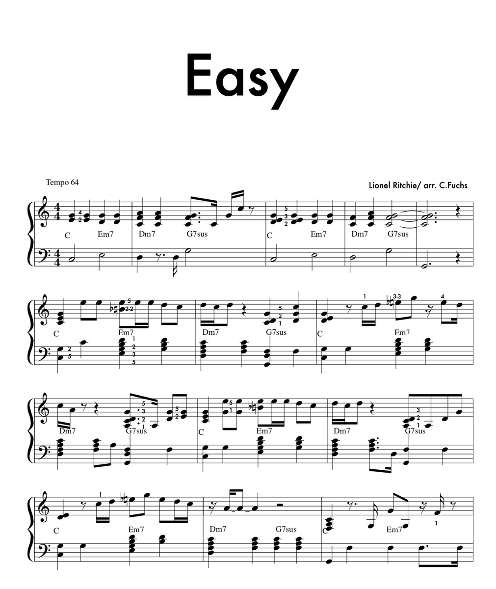 How to Play Easy (Like Sunday Morning) EASY Piano Tutorial 