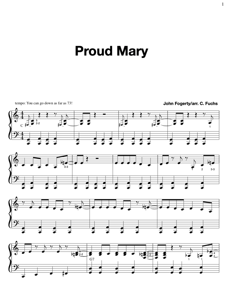 So Long, Mary Sheet Music