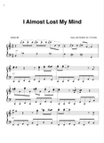 I Almost Lost My Mind ( version 2024), + free extra easy version