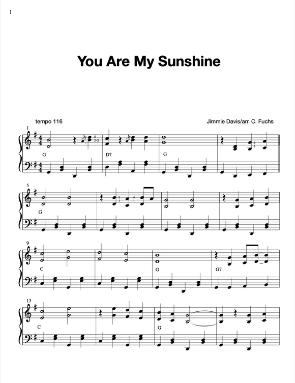 You Are My Sunshine Sheet Music