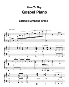 Gospel Piano Lesson (Amazing Grace)