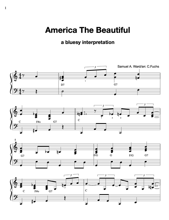 America The Beautiful, bluesy version