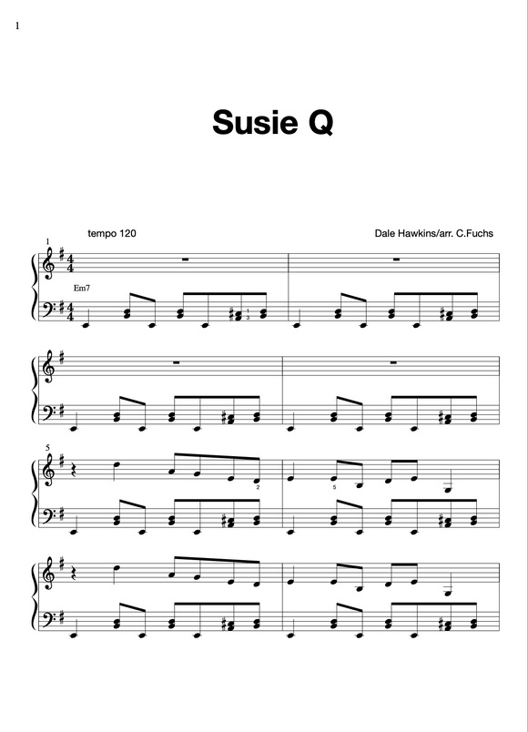 Susie Q, Blues