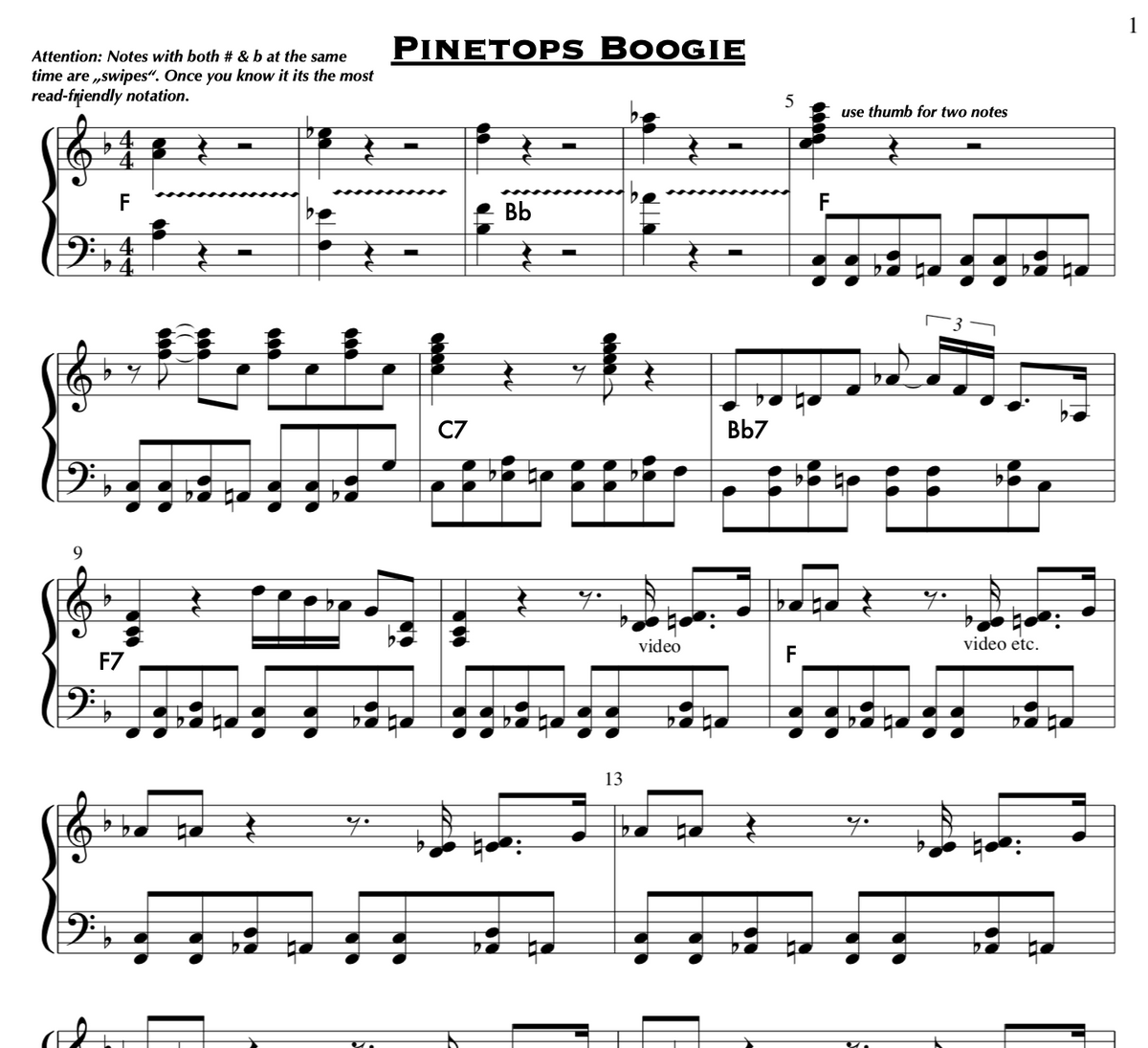 Boogie Christians Sheet Music