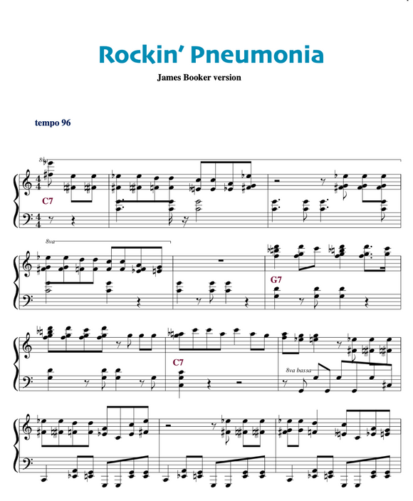 Rockin Pneumonia and the Boogie Woogie Flu