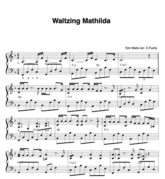 Waltzing Mathilda ( AKA Tom Trauberts Blues)