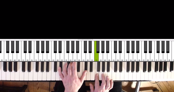Blues Piano in Bb, complete video guide, (48 mins)
