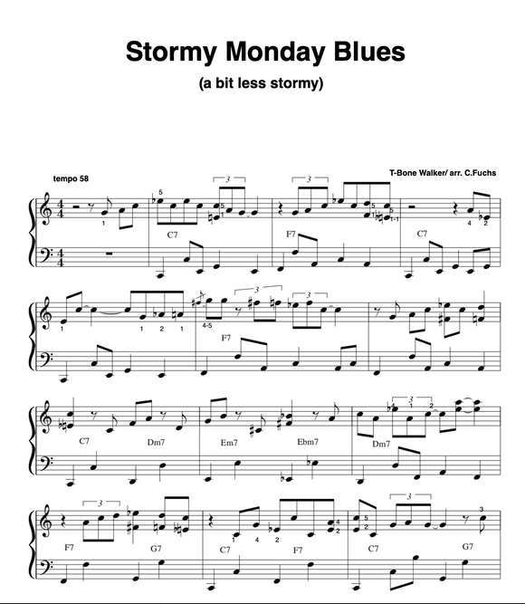 Stormy Monday Blues, intermediate