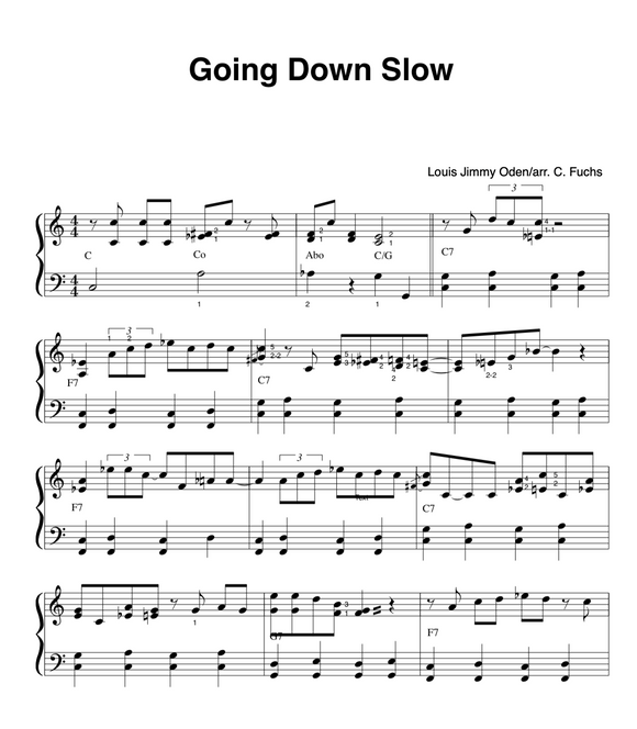 Going Down Slow, slow blues