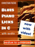 35 Licks for Blues Piano, medium to advanced, with video
